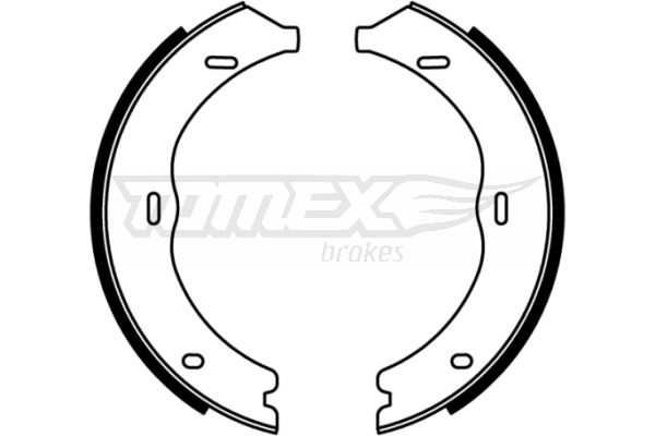 Obrázok Sada brzdových čeľustí TOMEX Brakes  TX2212